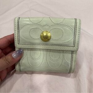 Coming soon Coach Cream Wallet